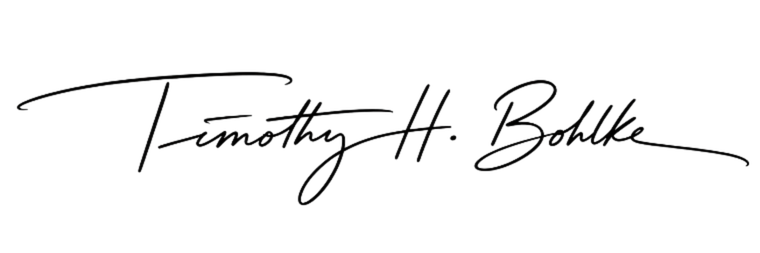 Timothy H. Bohlke signature